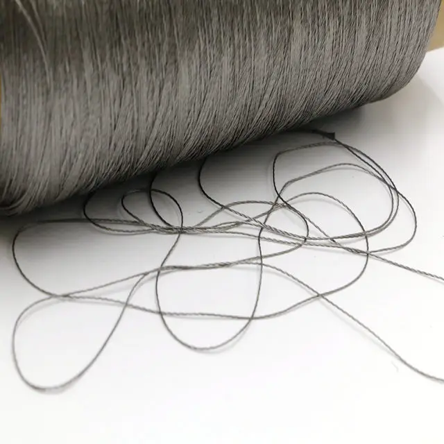 316 Stainless Steel Filament Electrically Conductive Elastic Yarn Metal