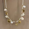 Collier fini de coquille d'étoile de mer