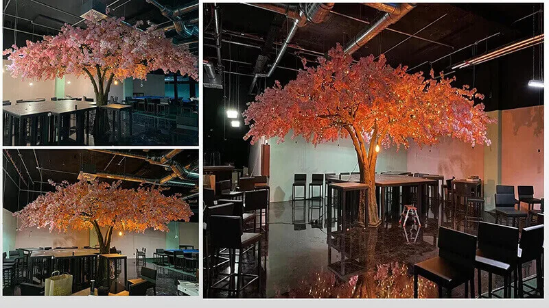 Sen Masine High Simulation Outdoor Landscape Sakura Trees Custom 4m ...