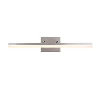 ETL listed 24in Modern LED Vanity Light for Bathroom Lighting Dimmable 24w Brushed Nickel