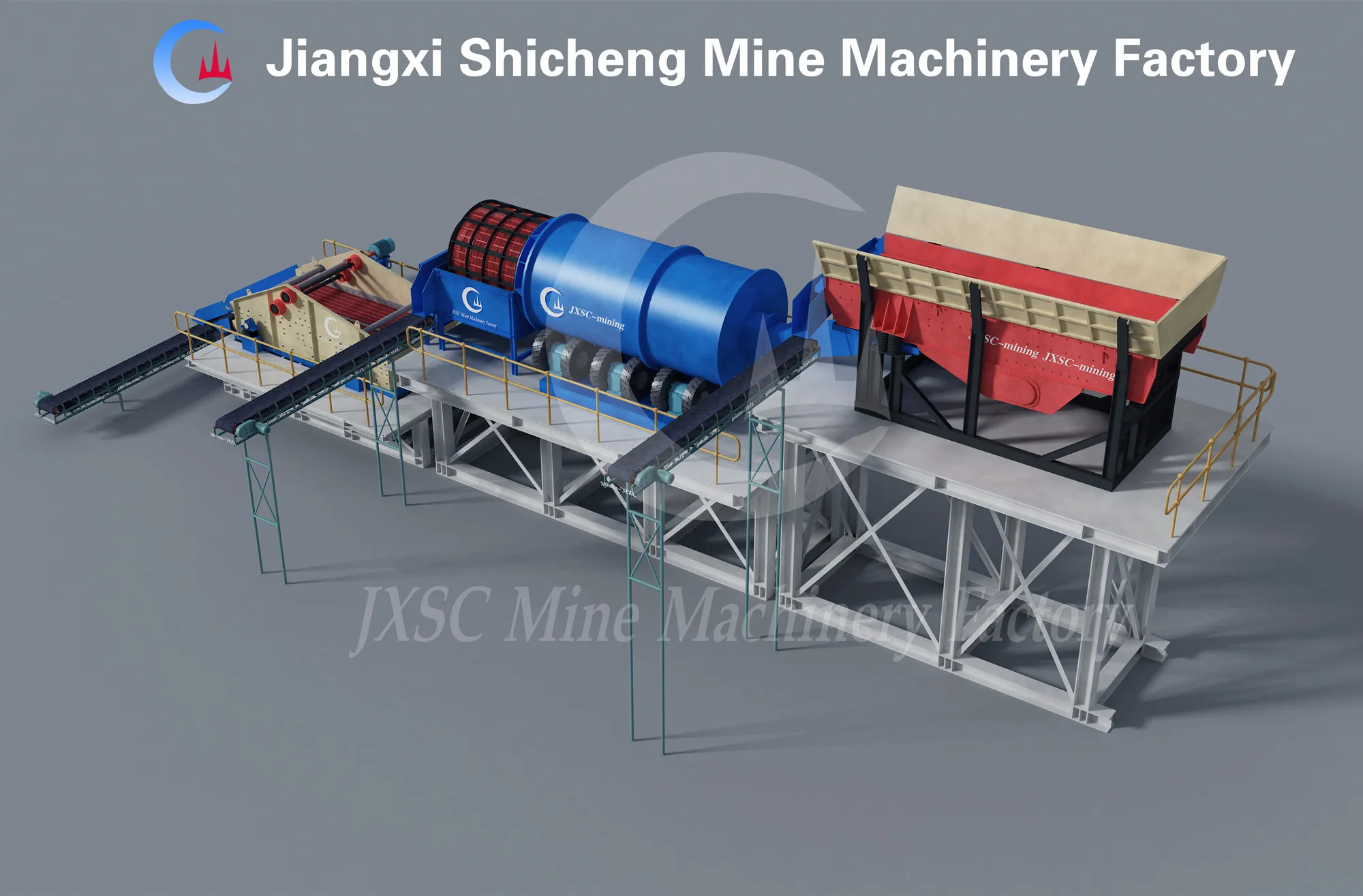 Africa Mine Processing Diamond Washing Plant Gemstone Washing Machine