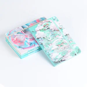 Premium Custom Color-Cover Creative Hardcover Notebook Eye-friendly Comfortable Home Notebook Creative Gift Multi-use Notepad