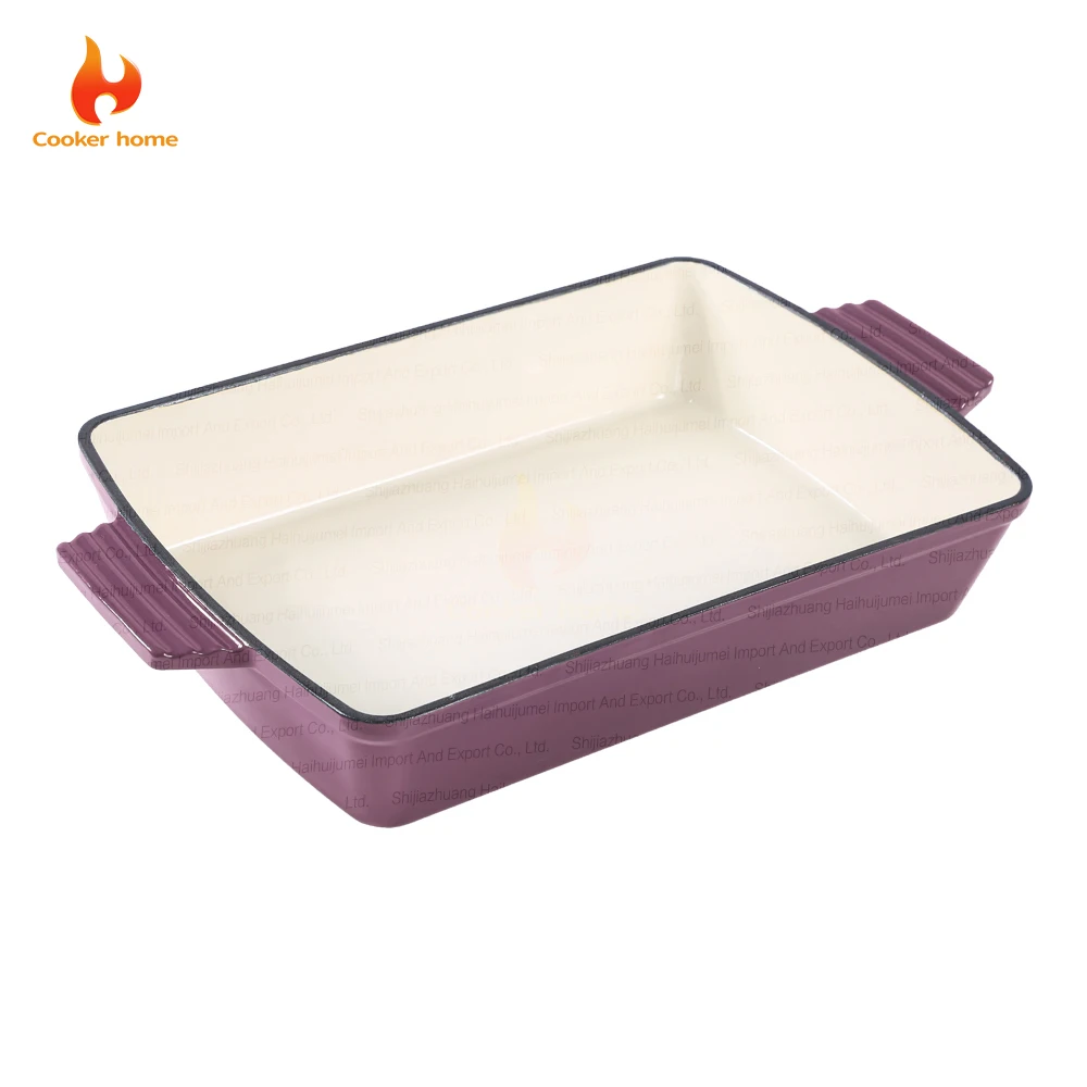 Home Kitchen Enamel Coated Cast Iron Non Stick Cooking Pots And Pans