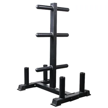 Fitness Equipment Barbell Plates Bars Storage Rack Home Barbell Stand Rack