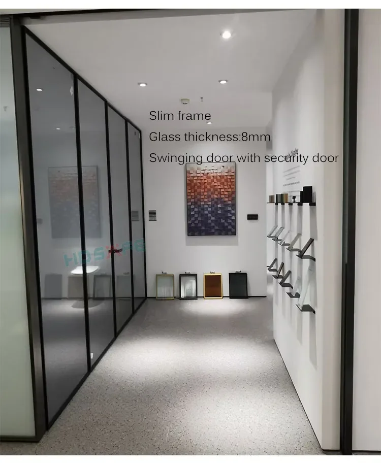 Beautiful view of Safety Glass Room Divider Designs