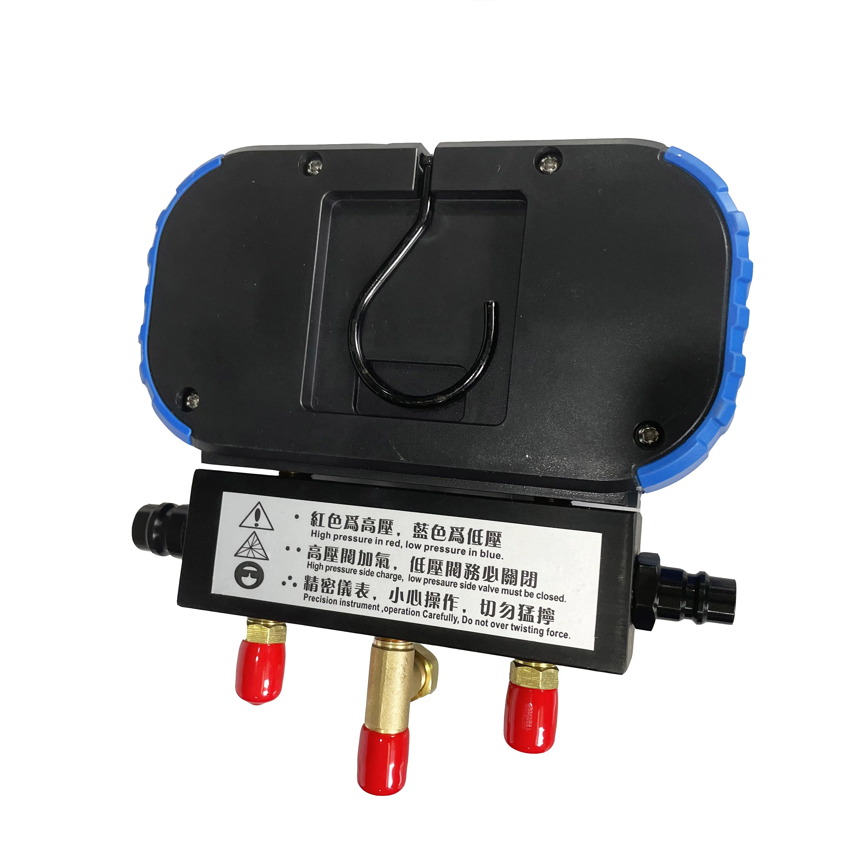 Manomètre Collecteur R1234yf + R134a - Kit Recharge Clim Auto Avec 3 Tuyaux 1.5m, Adaptateurs Et Accessoires Complets