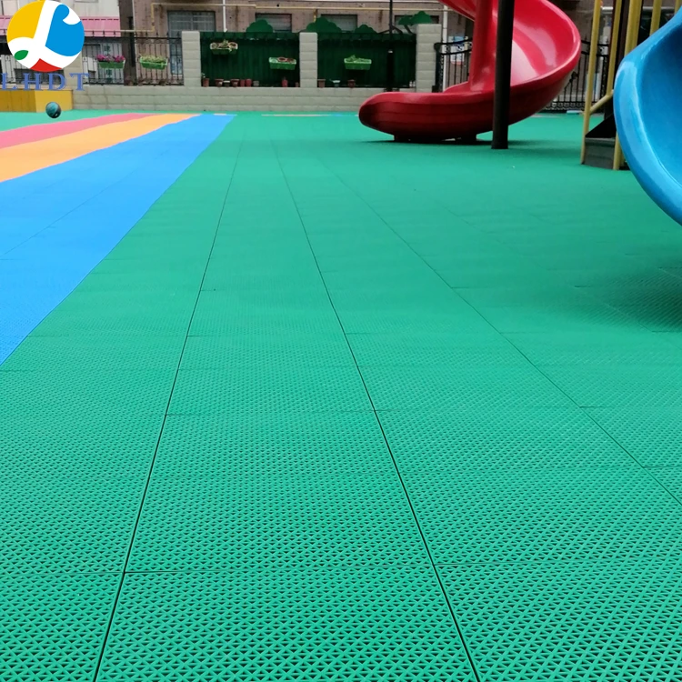 Eco-friendly Interlocking Pp Sports Flooring For Indoor Playground