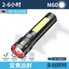 SD-5515A Long Zoom Flashlight [Built-in 2400mAh Battery]