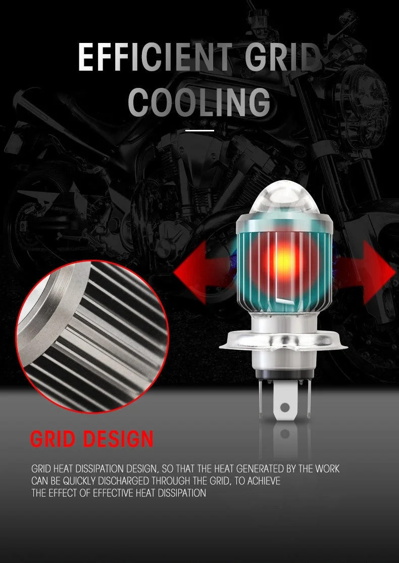 Новый Дальний и ближний свет Infitary 20 Вт 1 25 дюйма линзы проектора двухцветные мини-фары дальнего света противотуманные фары H6 BA20D для мотоцикла H4
