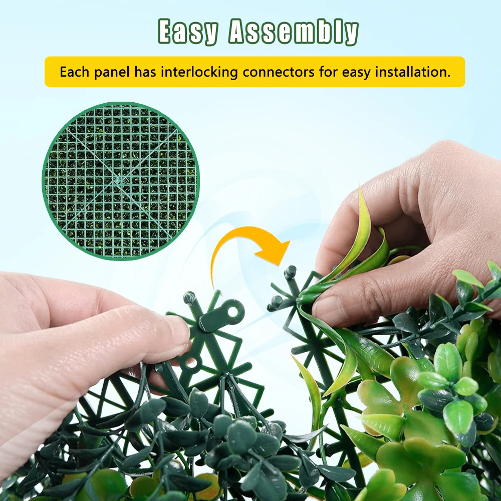 300cm Boxwood High Quality Grass Wall Panel Restaurant Outdoor Panels Fence Artificial Plant Str