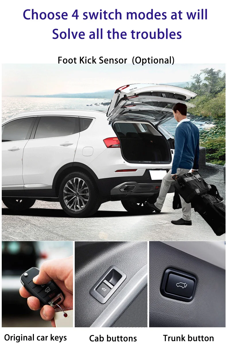 Electric Tailgate Lift Automatic Power Tail Gate For Toyota Raize 2019 ...