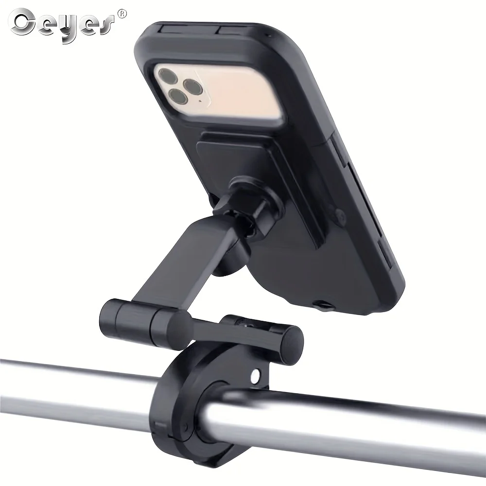 Waterproof Cell Phone Bike Scooter Handlebar Holder Stand Mount Adjustable Motorcycle Bike Bicycle Phone Holder