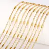 bamboo joint chain with O chain 1.6mm-Gold