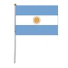 Argentina hand flag
