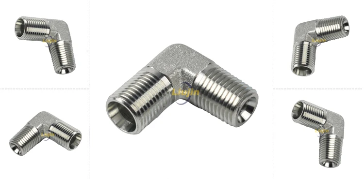 Professional manufacture custom steel pipe fitting metric hydraulic fitting