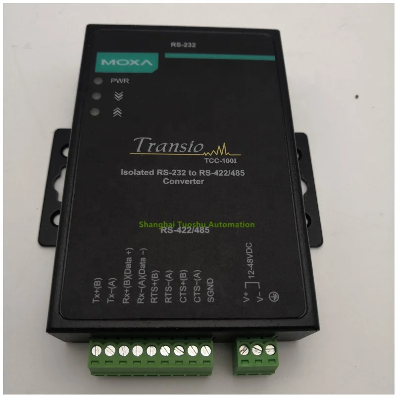 Moxa Tcc-100i Industrial Rs-232 To Rs-422/485 Converters With Optional ...