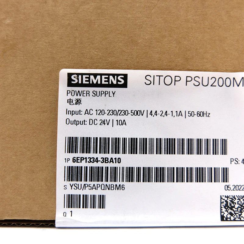 SIEMENS 6EP1334-3BA10 Power Supply - New In Original Box, Industrial Grade