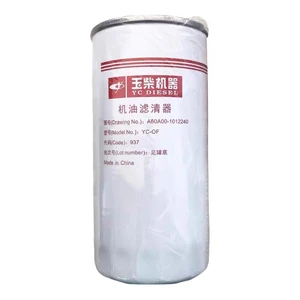High Quality Bus Truck Engine Oil Filter Dongfeng FAW Kinglong ZhongTong YCA05 Yuchai Engine Oil Filter A60A00-1012240 JX0817