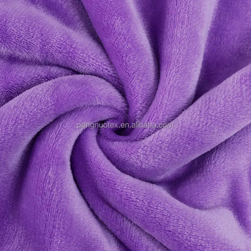 100 Polyester Coral Fleece Fabric Island Coral Velvet Fleece Flannel