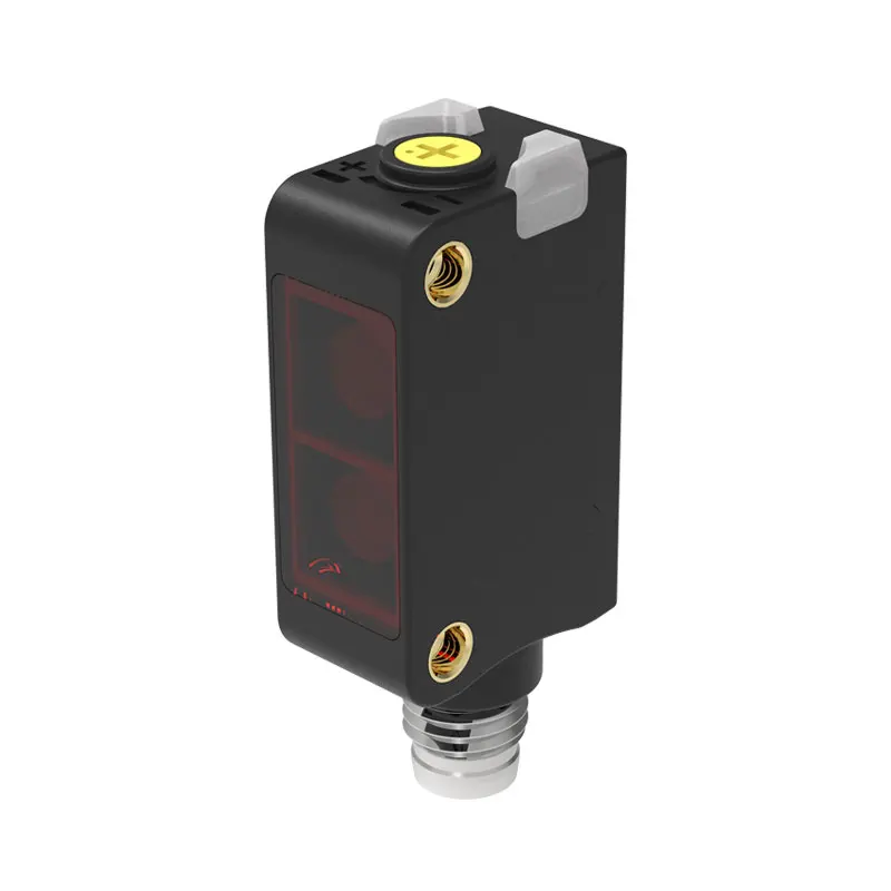 PSE square shape background suppression reflection smart photoelectric sensor red light sensing distance 35cm