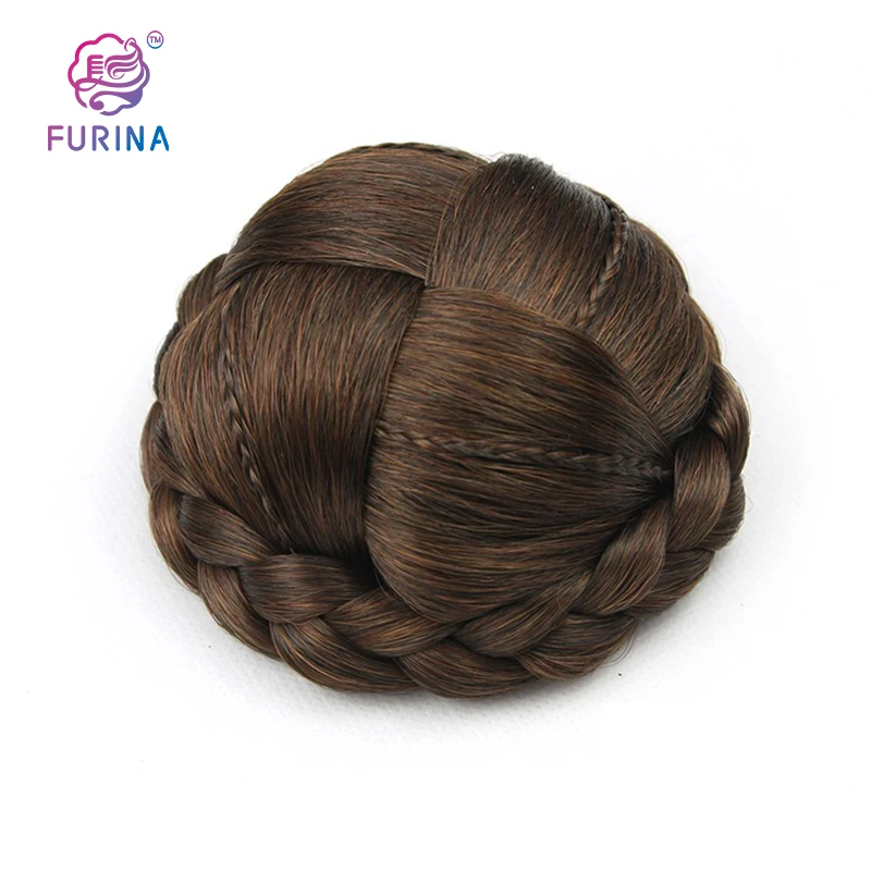 Cheap Manufacture Price Hair Buns Small Fashion Design Donut Bun for Bride Synthetic