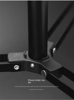 LED Live Flash Ring Light Fill Light Tripod Light Stand Bracket 2.1 1.6 1.1 0.7 m product image