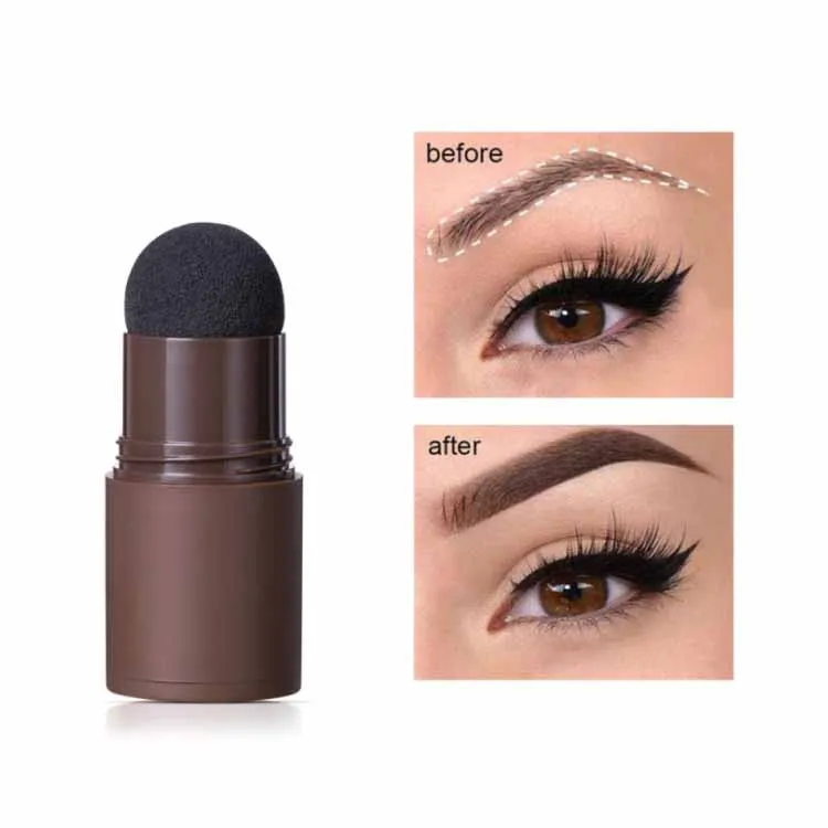 3 в 1 один шаг бровей штамп трафарет для Набор кистей метка частного назначения пудра из водонепроницаемого