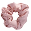 Chouchou en soie rose