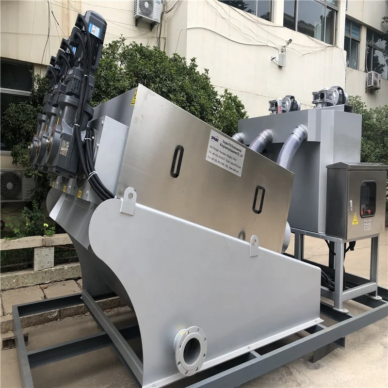 Wastewater Treatment Sludge Dehydrator Screw Press Equipment for Wastewater Treatment details