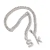 Colore argento+2 lettere (3,5 mm)