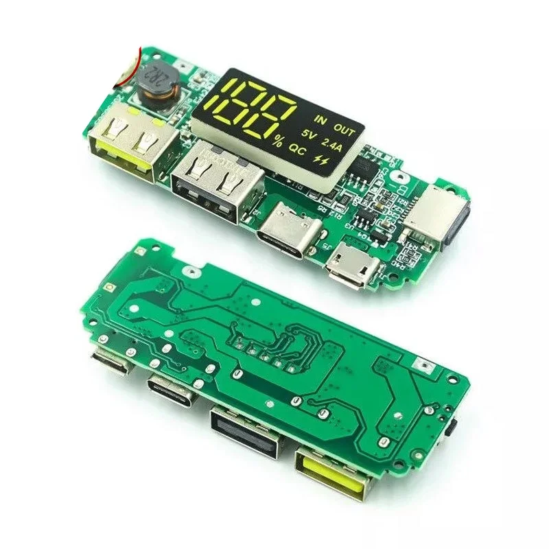with Digital Display Dual USB Mobile Power Bank 18650 Charging Module 5V 2.4A 2A 1A Lithium Battery Charger Board