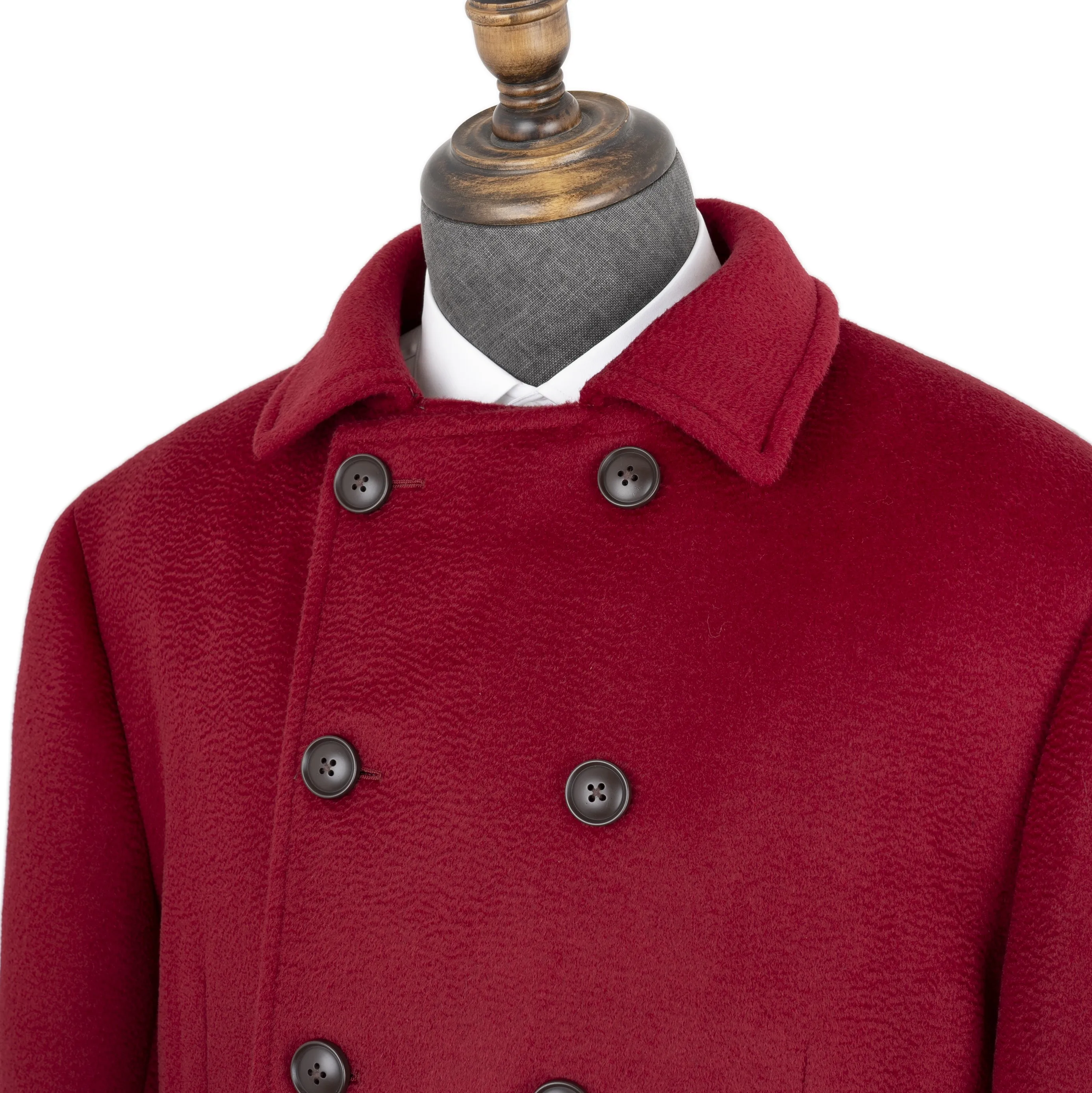 Men Fall Winter Long Sleeve Over Coat Overcoat Long Jacket Trench Coat Men - Image 3