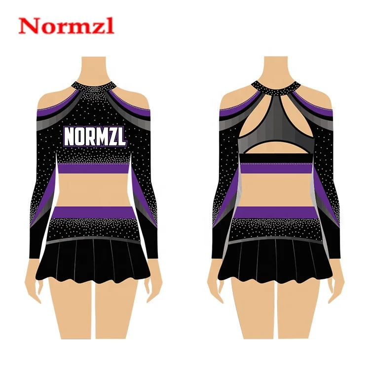 Source Rhinestone joy customized uniform cheerleading spandex