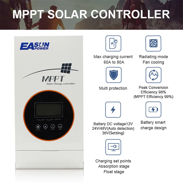 Régulateur MPPT SRNE 48V 30A – Europeen Solar Store
