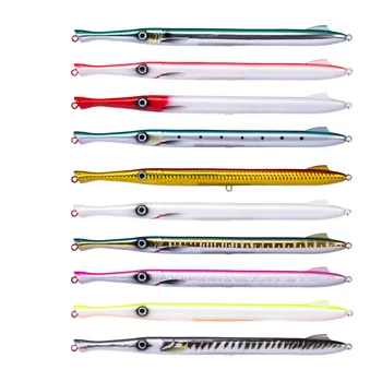 CHEERY 225mm/27G Long Cast Printed ABS Hard Bait Shaking Popper Lure Swimming Minnow Lure Lake River Stream – Minnow – view 2