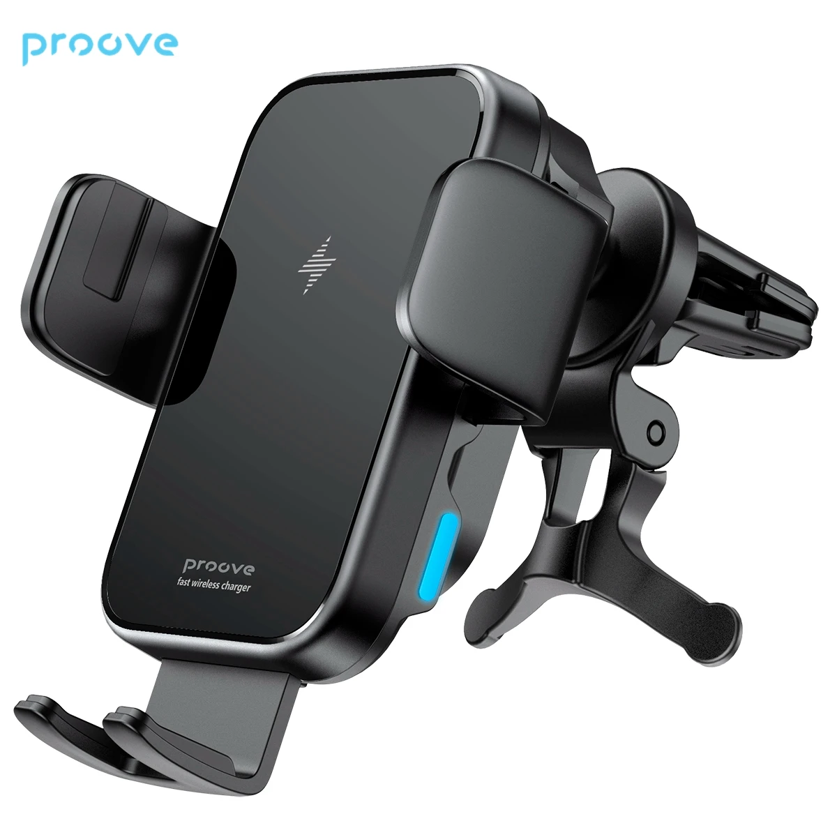 Support Voiture Magnétique Universel Pour Doogee Blade 20 Turbo - Montage Sur Ventilateur - Noir