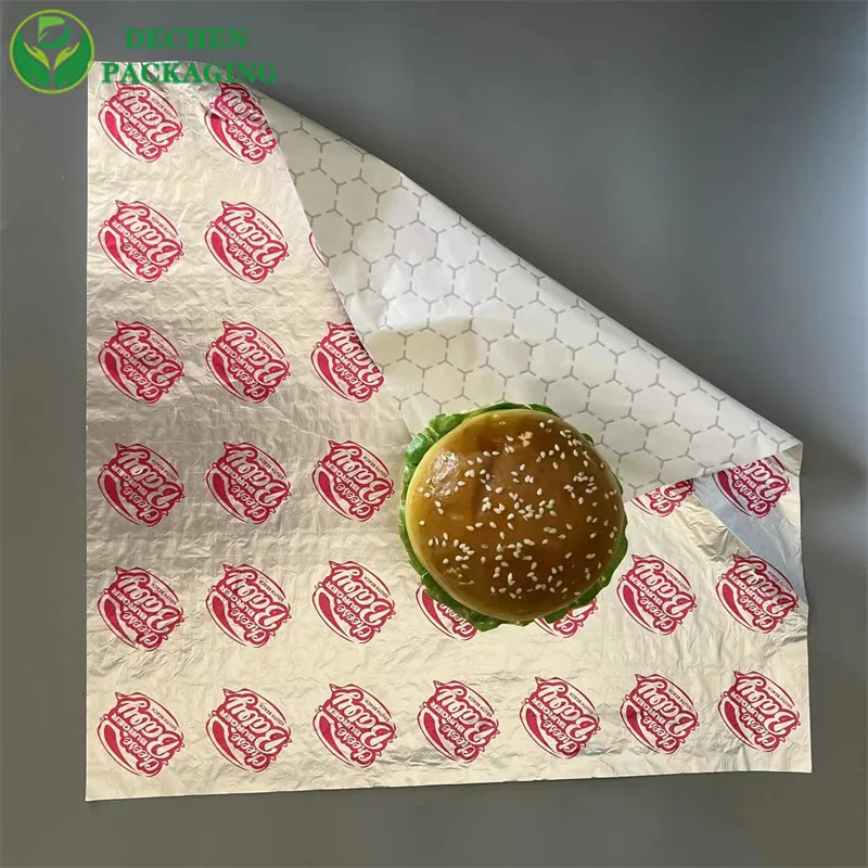 Burger Foil Wrap Sandwich Foil Packaging