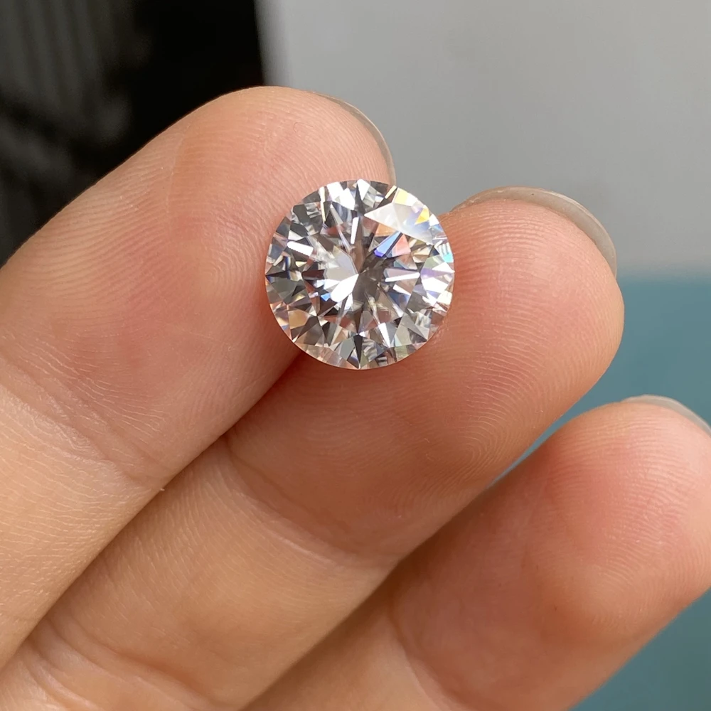Diamant Moissanite 1 Ct VVS1 Incolore - Certifié GRA Avec Inscription Laser - Neuf Avec étiquettes