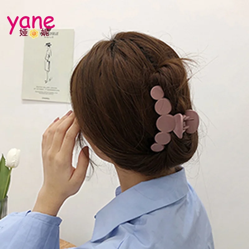 Simple Claw Clip Circle Round Shape Hair Claw Factory Price Plastic Hair Accessories