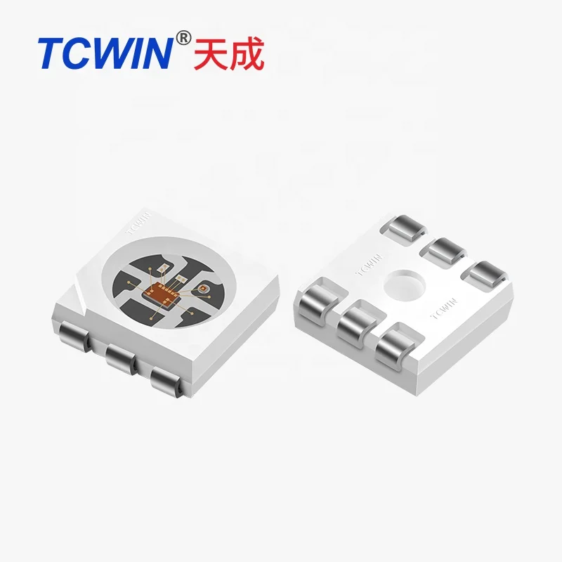 Встроенный ic 5050 RGB 6-контактный 12 В Полноцветный smd светодиод для Пиксельной светодиодной ленты