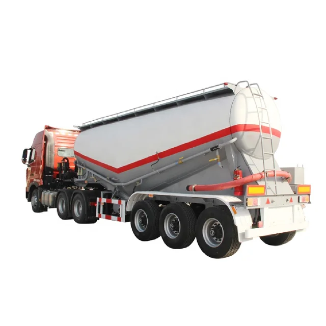 Shape Cement Tanker 80 Ton for Asia Fly Ash Bulker Capacity Dry Bulk Semi Trailer Cheap Price 3 Axle 70 Cbm V with Lime Powder