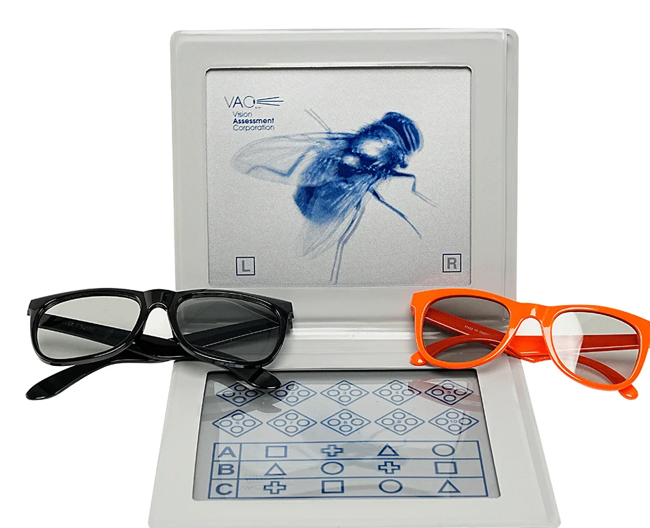 Hot Selling Optical Equipments Test Lea Symbols Fly Stereopsis Test For Sale
