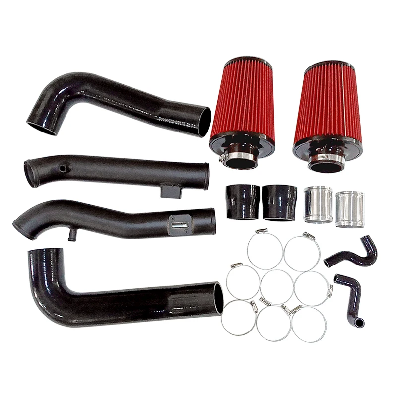 2.5INCH Cold Air Intake Kit For Nissan Infiniti 370Z G37 Q60 With Silicone Hose Side Pcv Breather