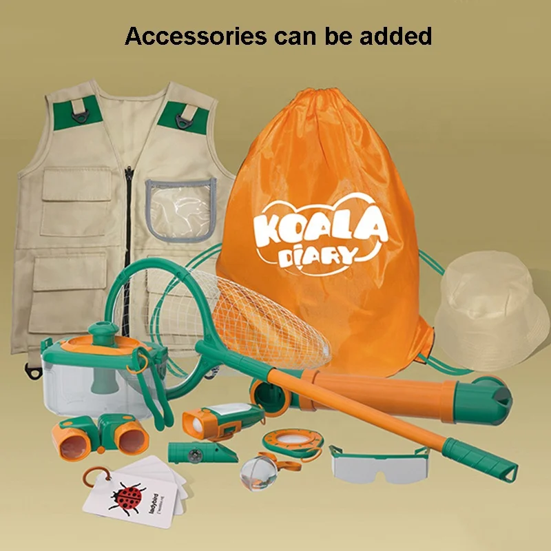 Set De Chaleco Cargo Con Sombrero Para Niña De 1 Año – Ideal Para Aventuras Al Aire Libre