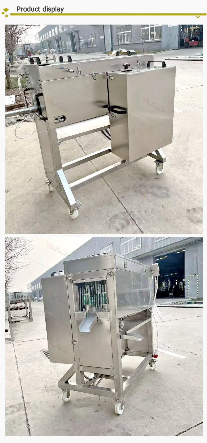 Tilapia Flounder Striped Bass Fish Back Cutting Machine Fish Belly Opening Machine Fish Fillet Machine
