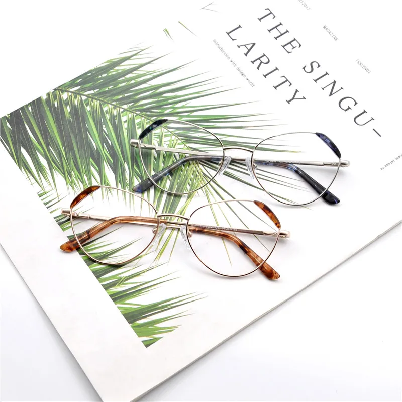 Новые Классические качественные очки с логотипом под заказ, металлические оптические очки, оправы для очков