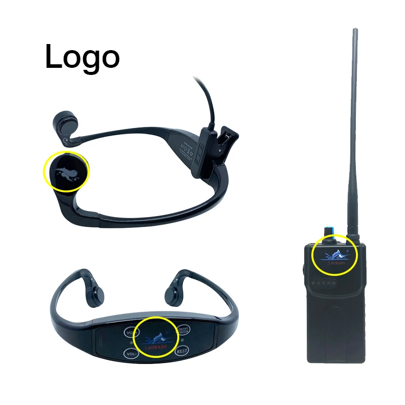 Artistic Swimming Synchronized Training Equipment Swimtalk 1 Headphone 1 Transmitter Underwater Audio Nose Clip Earplug Sets