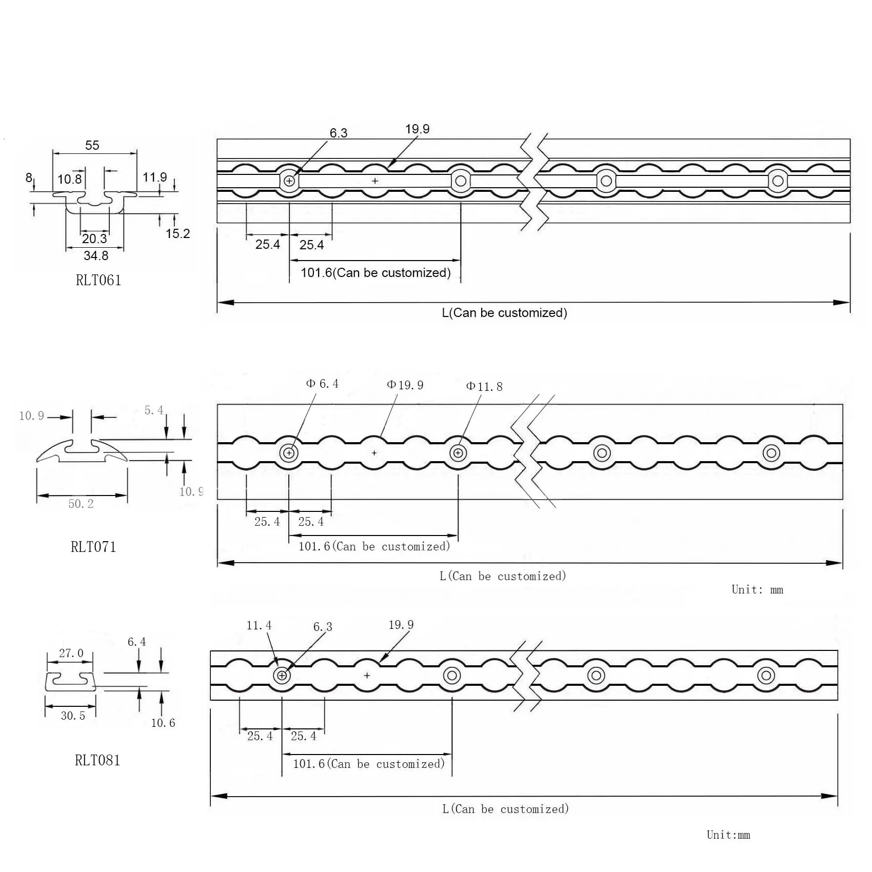 Airline Style l-track Airline Track Tie Down Rails Recessed Mounting L track with Dust-proof Cover supplier