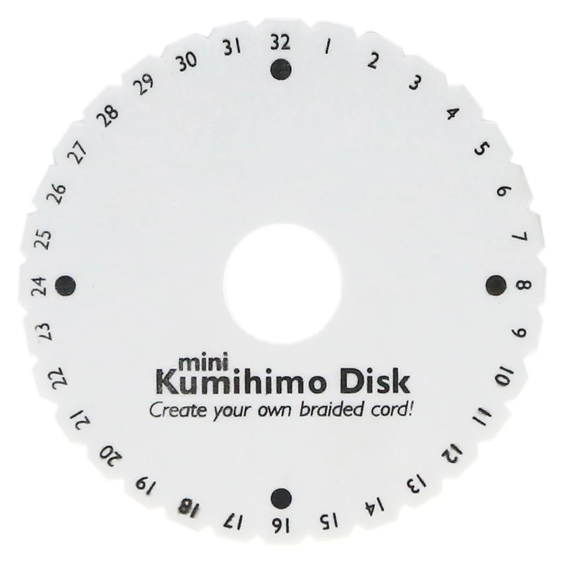 diy kumihimo braid disk used for