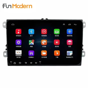 9 inch Android 1+16G 2+16Car Radio Stereo DSP Touch Screen For vw slim MAGOTAN SKODA SEAT POLO Golf Seat Altea Leon